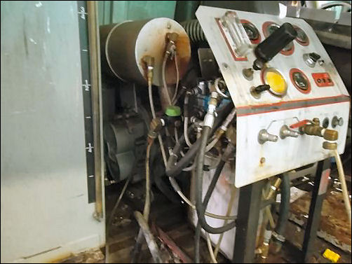 The machine was in bad condition overall and needed to be reconditioned.